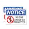 Signmission No One Under 18 Permitted OSHA Notice Sign, Vinyl Decal, 14in W x 10in L, 2PK OS-2PACK-NS-D-1014-L-16152 - alternate 1